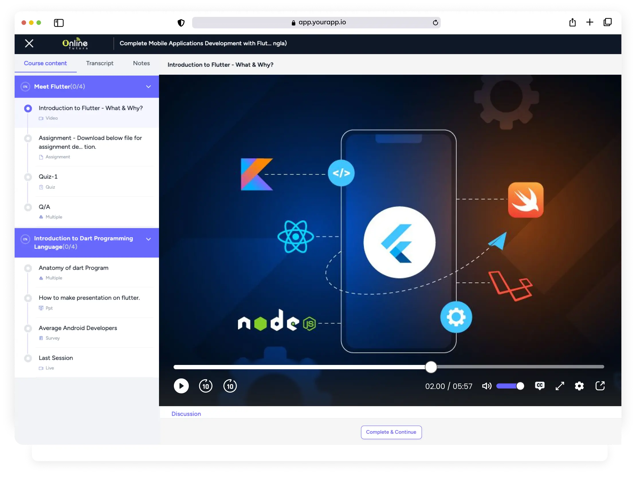 EzyCourse Feature preview