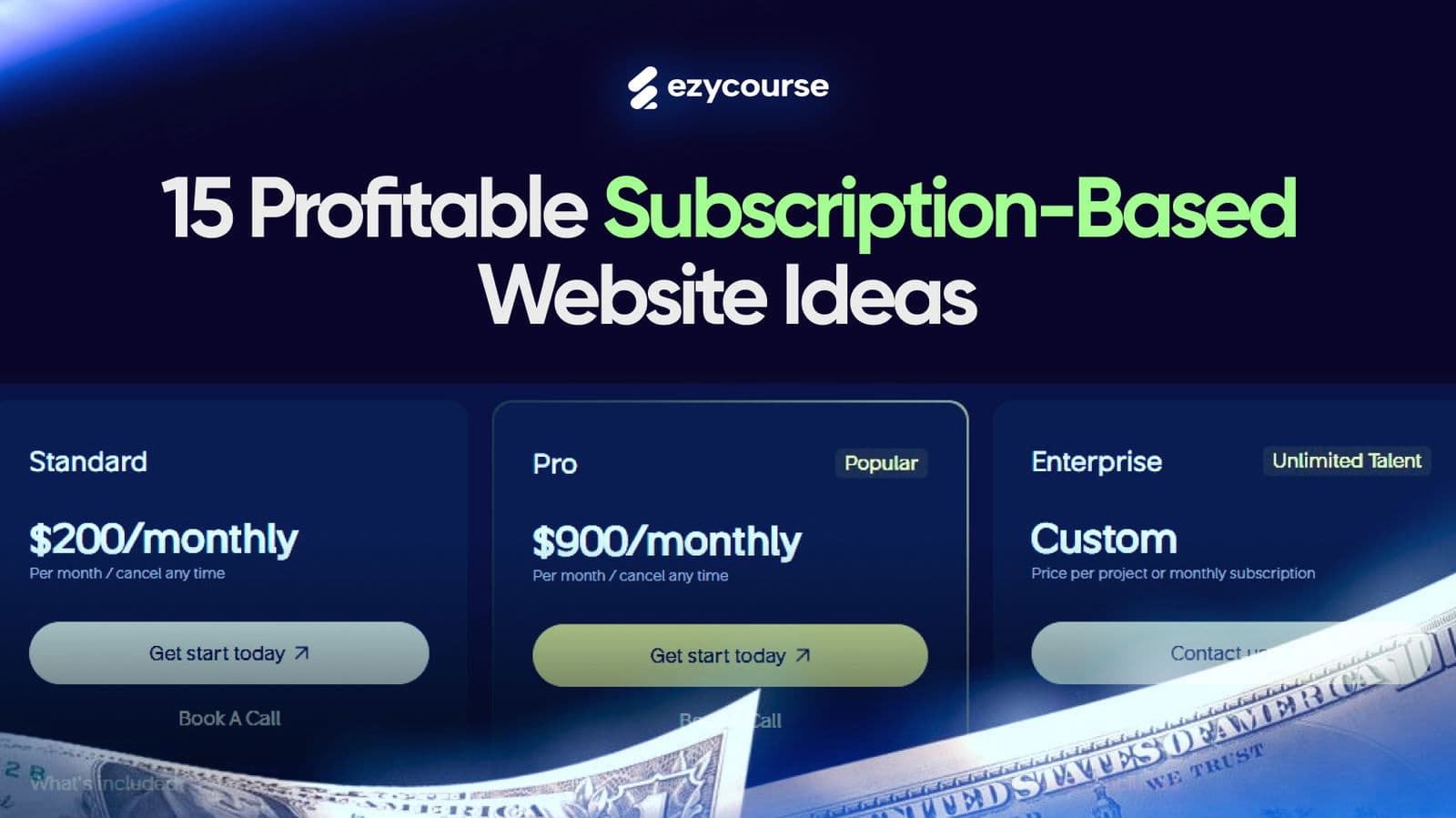 15 Profitable Subscription Based Website Ideas