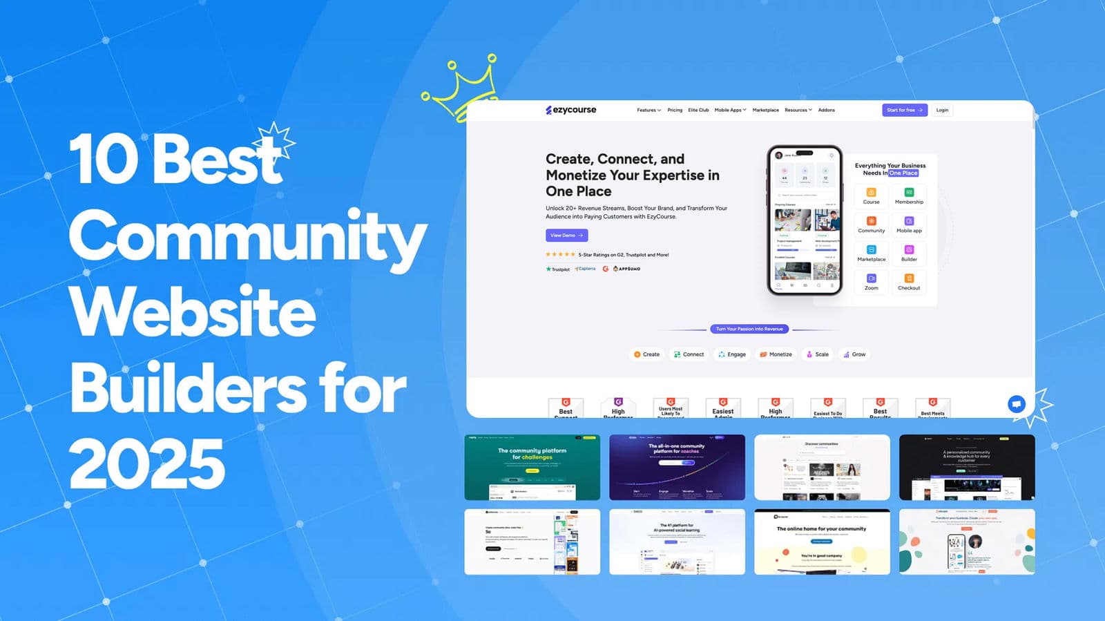 10 Best Community Website Builders for 2025