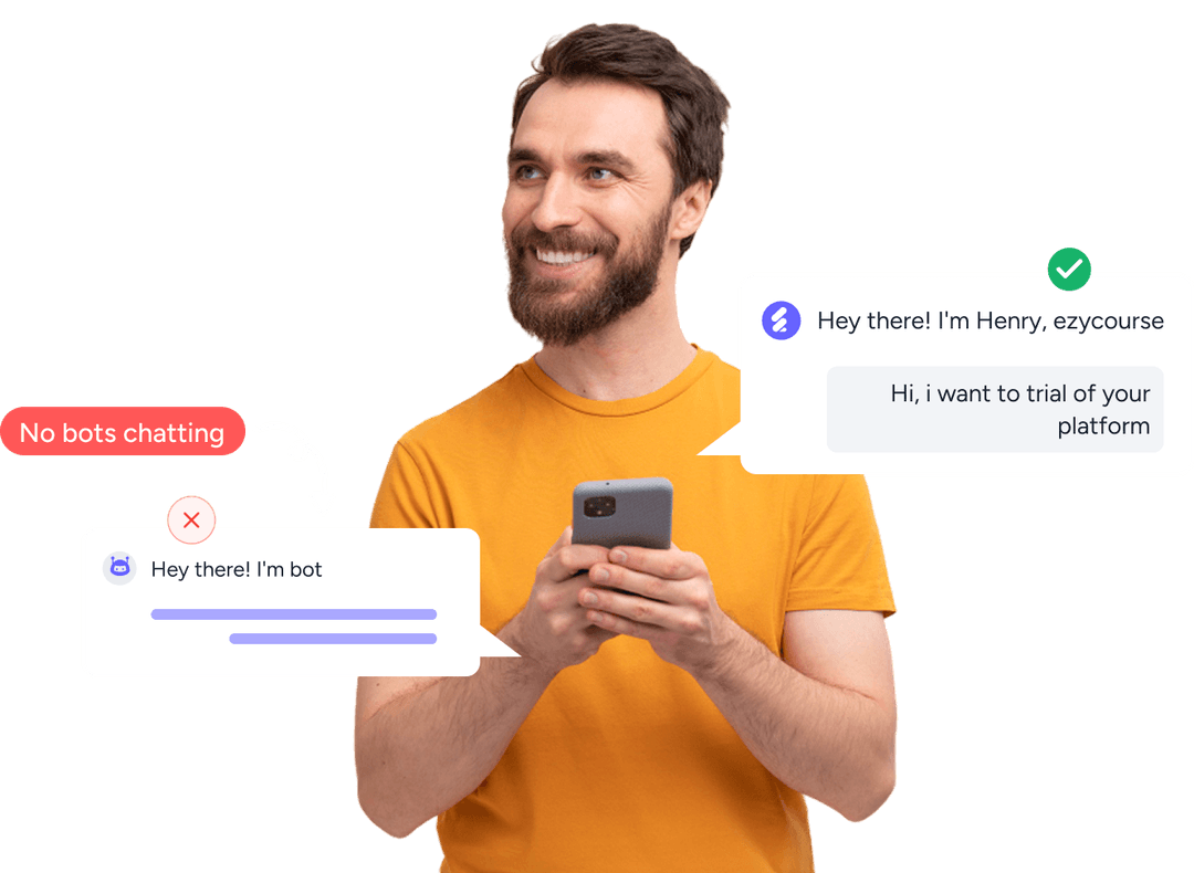 ezycourse feature rich mobile app