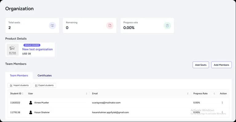Dynamic role manager interface