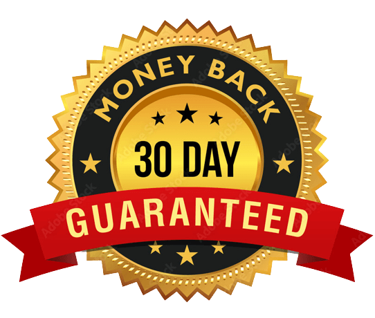 30 Days Money Back Guarantee Sticker