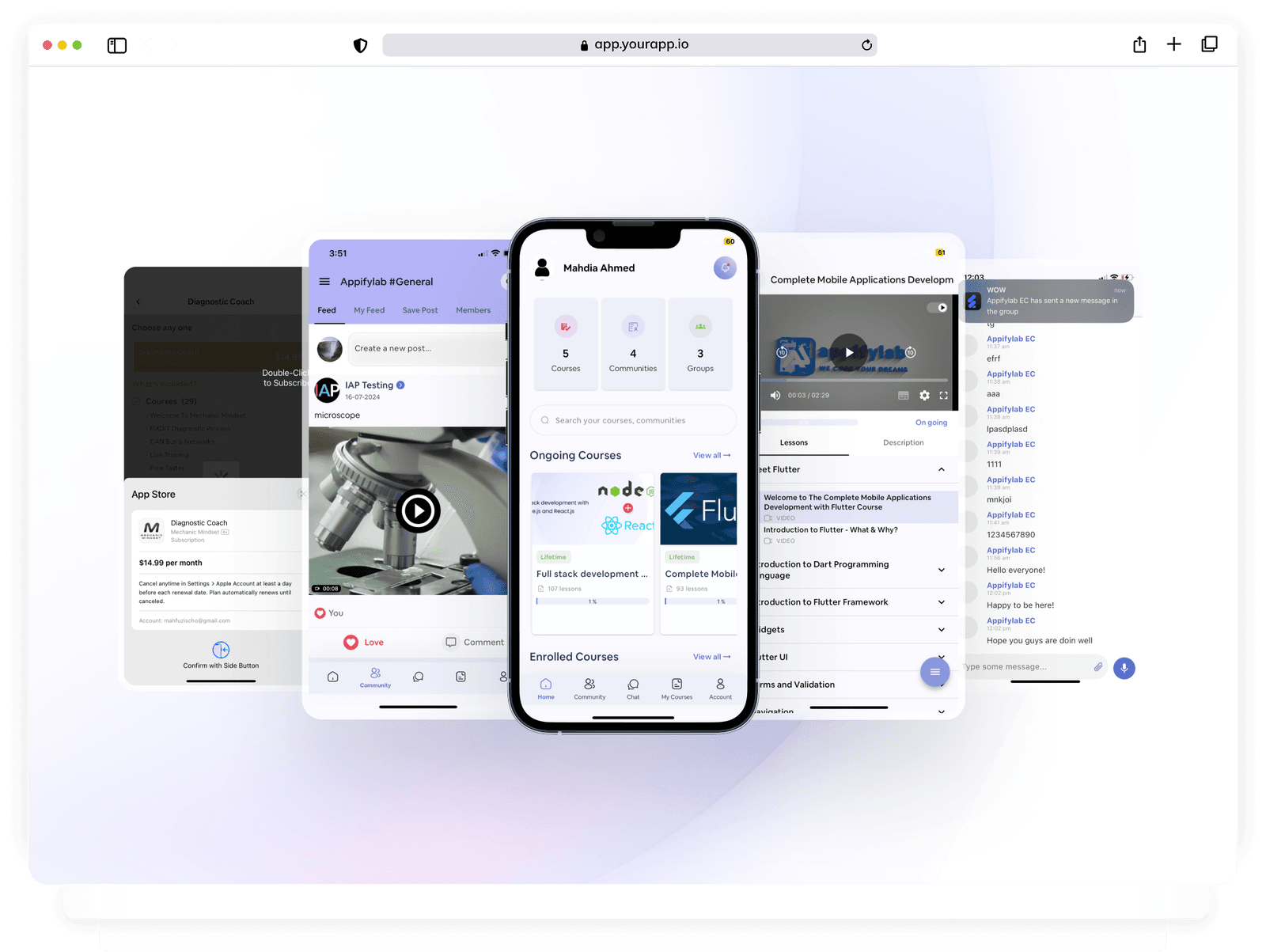 EzyCourse Feature preview